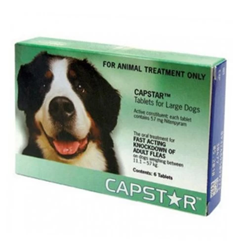 Capstar Tablets for Medium & Large Dogs - 57mg Capstar Tablets For Medium & Large Dogs - 57mg -Healthy Pets Shop capstar 57mg 1