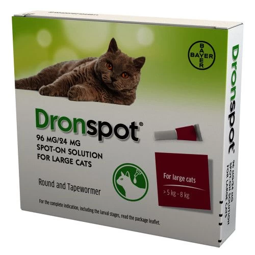 Dronspot Spot-On for Large Cats Dronspot Spot-On For Large Cats -Healthy Pets Shop dronspot large