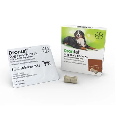 Drontal Plus XL Drontal Plus XL -Healthy Pets Shop drontal dog xl new