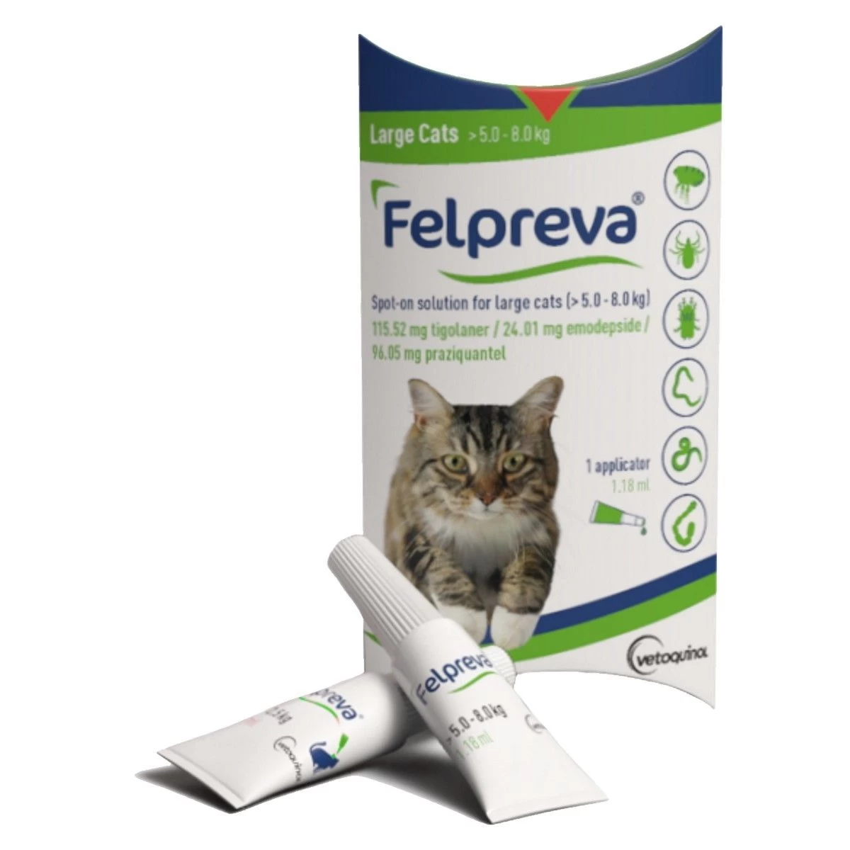 Felpreva Spot on Solution for Large Cats Felpreva Spot On Solution For Large Cats -Healthy Pets Shop felpreva lrg cat fel031