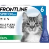 Frontline Spot-On Flea & Tick Treatment Cat - 6 Pack -Healthy Pets Shop frontline cat 6