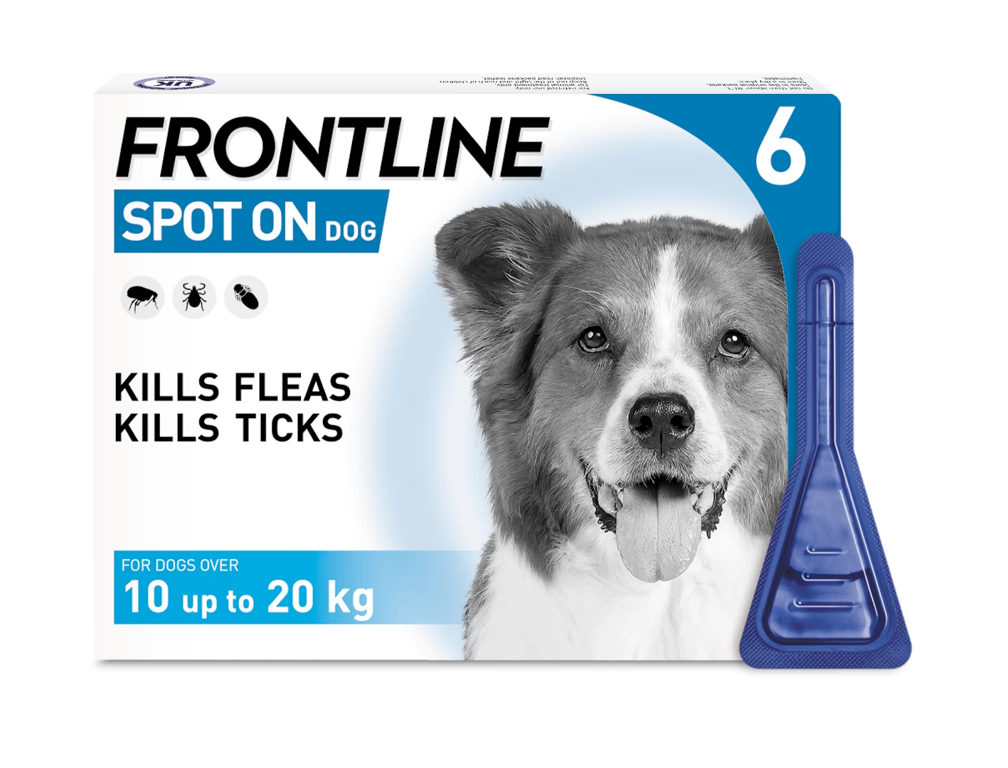 Frontline Spot-On Flea & Tick Treatment Dog 10-20 Kg - 6 Pack Frontline Spot-On Flea & Tick Treatment Dog 10-20 Kg - 6 Pack -Healthy Pets Shop frontline medium dog 6