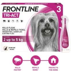 Frontline Tri-Act Flea & Tick Treatment For Extra Small Dogs