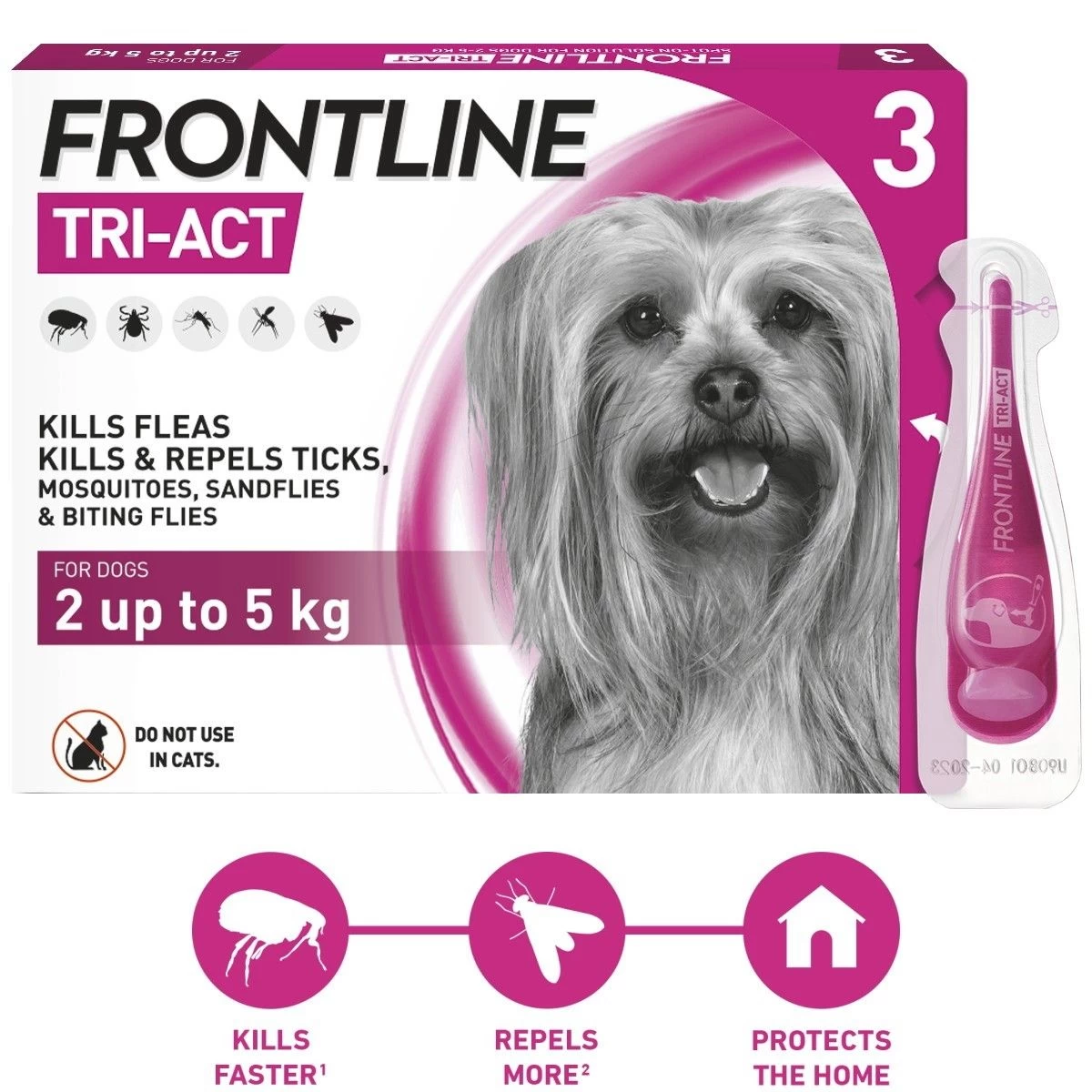 Frontline Tri-Act Flea & Tick Treatment for Extra Small Dogs Frontline Tri-Act Flea & Tick Treatment For Extra Small Dogs -Healthy Pets Shop frontline triact xsdog fro058