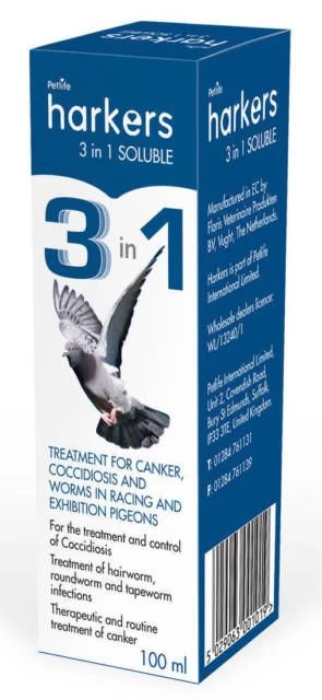 Harkers 3 in 1 Liquid - 100ml Harkers 3 In 1 Liquid - 100ml -Healthy Pets Shop s l640