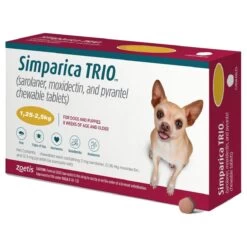Simparica Trio For Dogs 3mg - 6 Pack