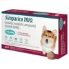 Simparica Trio For Dogs 24mg - 6 Pack 2 Simparica Trio For Dogs 24mg - 6 Pack -Healthy Pets Shop simparica trio dog 10 20kg 1