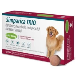 Simparica Trio For Dogs 48mg - 3 Pack