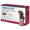Simparica Trio For Dogs 72mg - 6 Pack 2 Simparica Trio For Dogs 72mg - 6 Pack -Healthy Pets Shop simparica trio dog 40 60kg 1